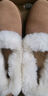 UGG【雙11搶先購】秋季新款女士厚底懶人毛毛鞋 1166733CHE|栗色38 曬單實(shí)拍圖