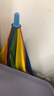 天堂傘雨傘直柄兒童小學(xué)生幼兒園可愛(ài)安全長(cháng)柄晴雨兩用遮陽(yáng)傘男女 IP款-皮球-彩虹 曬單實(shí)拍圖