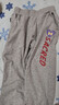 小青龍兒童長(cháng)褲男童女童中大童夏裝休閑夏季運動(dòng)褲春秋薄款褲子 灰色英文（男寶寶） 140 (建議130-140cm) 曬單實(shí)拍圖