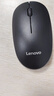聯(lián)想（Lenovo）無(wú)線(xiàn)鼠標 辦公鼠標便攜鼠標 筆記本鼠標 電腦鼠標 M26黑 帶無(wú)線(xiàn)2.4G接收器 曬單實(shí)拍圖