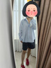 優(yōu)衣庫(kù)【超品好價(jià)】女裝全棉條紋襯衫/長(zhǎng)袖襯衣薄外套通勤479079 61 水藍(lán)色 L /160/88A 曬單實(shí)拍圖