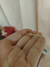 金至尊（3DG Jewellery） 黃金戒指情侶對戒相擁999足金婚戒結婚男女款活口生日禮物計價(jià) 女戒4.39克-R124003621 曬單實(shí)拍圖