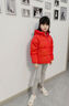 雅鹿2025新款洋氣兒童羽絨服男童女童寶寶中大童短款冬季加厚外套冬裝 紅色 140 cm 曬單實(shí)拍圖