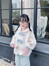 班喜迪女童外套秋冬裝2025新款兒童公主洋氣搖粒絨連帽上衣寶寶秋季童裝 米色 100 曬單實(shí)拍圖