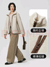 熱風(fēng)（Hotwind）【商場(chǎng)同款】女士夾克仿羊羔毛外套2025年冬季新款立領(lǐng)拉鏈上衣 03米色 M 曬單實(shí)拍圖