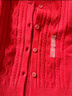 優(yōu)衣庫(kù)童裝女童souffle yarn舒芙蕾開(kāi)衫長(zhǎng)袖毛衣外套新款478173 15 珊瑚紅色 160 曬單實(shí)拍圖