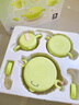 babycare兒童餐具輔食碗保溫碗寶寶吃飯工具新生嬰兒禮盒送禮5件套綠PPSU 曬單實(shí)拍圖