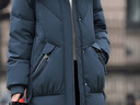 鴨鴨（YAYA）中年媽媽冬裝洋氣羽絨服2025新款女款加厚保暖時(shí)尚中老年外套女QC 曬單實(shí)拍圖