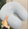 貓人午睡枕趴睡枕小學(xué)生兒童抱枕學(xué)校桌睡覺(jué)專(zhuān)用學(xué)生午休神器趴趴枕頭 學(xué)生款【插手環(huán)抱趴枕】藍灰拼接 曬單實(shí)拍圖