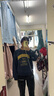 森馬（Semir）[商場(chǎng)同款]女oversize發(fā)熱抗菌2024冬季繡花抓絨上衣101724116004 曬單實(shí)拍圖
