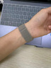 炫戴（XUANDAI）適用apple watchS9表帶小貓彩印蘋(píng)果手表s10腕帶鐳雕米蘭尼斯iWatch金屬s8/s7/s6/s5/s4磁吸女士款 新升級彩印【立耳狗】星光色 44/45/46/49 曬單實(shí)拍圖