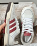 adidas ENTRAP美式校園風(fēng)運動(dòng)少年感復古籃球風(fēng)板鞋男女阿迪達斯 白色/紅色   38 曬單實(shí)拍圖