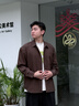 gxg.jeans男裝  不規則門(mén)襟設計簡(jiǎn)約休閑長(cháng)袖襯衫 25年秋新品 深咖色 L (175) 曬單實(shí)拍圖