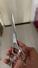 易簡（yijan）寵物美容剪刀狗狗剪毛工具套裝修毛剪狗毛彎剪子泰迪理發(fā)神器修剪 曬單實拍圖