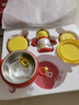 babycare兒童餐具寶寶輔食碗家用多功能防摔嬰兒保溫餐盤(pán)套裝禮盒6件 送禮 曬單實(shí)拍圖