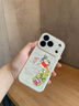 鯨咖適用蘋(píng)果17Promax手機殼新款帶掛繩iphone17pro鏡頭全包防摔air外殼ip17可愛(ài)插畫(huà)男女16pm網(wǎng)紅潮牌 【古董白-四宮格+掛繩】親膚液態(tài) iPhone 17 Pro Max 曬單實(shí)拍圖