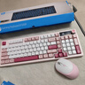 惠普（HP）K500F機械手感鍵盤(pán) 98配列多功能旋鈕辦公游戲臺式電腦筆記本無(wú)線(xiàn)三模 鍵鼠套餐粉色 曬單實(shí)拍圖