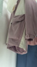 森馬（Semir）陳都靈|防護(hù)外套女中長款寬松撞色秋裝戶外通勤夾克101524109001 曬單實(shí)拍圖