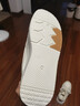 鞋子新款2025女學(xué)生加絨小白鞋冬季保暖防滑厚底板鞋休閑運動(dòng)棉鞋 米白加絨） 腳寬腳胖拍大一碼 37 曬單實(shí)拍圖