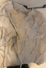 UR2025秋季新款女裝慵懶休閑鏤空肌理感針織衫UWH950099+ 米白 (偏寬松) S 曬單實(shí)拍圖