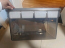 禧天龍玩具收納盒樂(lè )高積木零件磁力片雙層分格整理收納箱藥箱工具箱 【30L】大號煙熏灰 曬單實(shí)拍圖