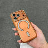 金恒適用iphone17promax手機殼帶鏡頭膜全包防摔保護套蘋(píng)果17promax輕奢高級感水鉆磁吸女款硅膠保護殼 【星宇橙】輕奢閃鉆-帶鏡頭膜-強磁吸附 iPhone 17 Pro Max 曬單實(shí)拍圖