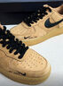 耐克（NIKE）球鞋定制 Air Force 1Low黑棕小麥空軍一號(hào)雙鉤經(jīng)典板鞋 黑棕小麥 40 .5 支持鑒定假一賠十 曬單實(shí)拍圖