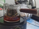 憶壺茶（YIHUTEA） 玻璃茶壺側把泡茶壺 電陶爐煮茶器功夫茶具套裝煮茶壺茶道杯 【加厚耐熱】實(shí)木側把壺550ml 曬單實(shí)拍圖