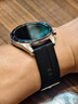麥酷奇適用華為手表腕帶watch GT1/GT2/GT3/Pro/榮耀magic智能手表帶黑色液態(tài)硅膠46mm表盤(pán)通用22mm口徑  曬單實(shí)拍圖