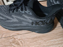 HOKA女款秋季克利夫頓 9跑步鞋CLIFTON 9輕量舒適緩震 黑色/黑色-寬版 38 曬單實(shí)拍圖