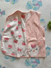 貝肽斯嬰兒馬甲春秋打底兒童坎肩寶寶背心純棉男女童衣服馬甲 粉色寶貝 90 cm 曬單實(shí)拍圖