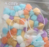CARNO PET PRODUCTS卡諾倉鼠紙棉芋圓棉球保暖無(wú)塵墊料金絲熊專(zhuān)用造景用品100粒 曬單實(shí)拍圖