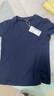 UR2025春季新款女裝休閑運動(dòng)百搭純色V領(lǐng)短袖T恤UWB450005 墨藍 XS 曬單實(shí)拍圖