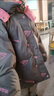 G.duck小黃鴨女童羽絨服冬季新款兒童外套中大童女孩白鴨絨保暖面包服裝 灰色 120 尺碼5~6歲【110-120cm】cm 曬單實(shí)拍圖