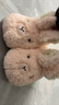 幸?，旣悾–heerful Mario）兒童棉拖鞋冬季寶寶家居棉鞋男童女童冬款小孩可愛(ài)兔子包跟毛拖鞋 曬單實(shí)拍圖