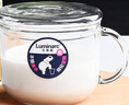 樂(lè )美雅 Luminarc玻璃杯耐熱牛奶杯馬克杯微波爐用早餐杯麥片杯茶杯水杯 羅凱500ml+玻璃蓋 曬單實(shí)拍圖