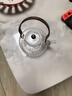 SUSHI CERAMICS高硼硅玻璃茶壺煮茶壺加厚泡茶壺功夫茶具南瓜提梁壺800ml透明色 曬單實(shí)拍圖