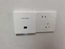 普聯(lián)（TP-LINK） 全屋WiFi6無線ap面板千兆套裝ax3000網(wǎng)絡(luò)覆蓋ac+ap易展組網(wǎng)Poe路由器 4個(gè)面板+5口路由【5色可選】 曬單實(shí)拍圖