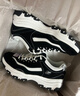 斯凱奇奧利奧|秋季黑白老爹鞋復古熊貓鞋透氣厚底增高運動(dòng)鞋 曬單實(shí)拍圖