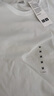 優(yōu)衣庫女裝SUPIMA COTTON圓領(lǐng)T恤短袖打底內搭新款474408 00 白色 M /160/84A 曬單實(shí)拍圖