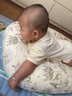 小白豚斜坡枕嬰兒防吐奶可躺喂奶神器新生兒睡覺(jué)用枕頭墊抬頭大號五個(gè)月 豪華版 （A類(lèi)品質(zhì)）吉祥小象+長(cháng)頸鹿枕套 曬單實(shí)拍圖
