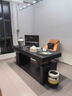 意式極簡(jiǎn)輕奢書(shū)桌雙電機客廳書(shū)房家用雙人智能電動(dòng)升降辦公老板桌 黑橡木色[雙電機三節升降]帶智能插排 長(cháng)120*寬70*升降范圍71-136cm 曬單實(shí)拍圖