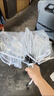 皓梵潔（HAOFANJIE）透明雨傘折疊傘自動(dòng)傘白色遮雨傘大號全自動(dòng)兒童超牢固收縮小雨傘 透明雨傘（全自動(dòng)白色款） 曬單實(shí)拍圖
