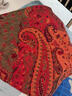 恒源祥披肩女青海西藏云南麗江旅游拍照秋冬季長(cháng)款民族風(fēng)圍巾空調房披風(fēng) 吉祥酒紅 曬單實(shí)拍圖