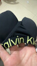 Calvin Klein內衣女士簡(jiǎn)約撞色提花舒適ck薄襯墊性感3/4罩杯文胸QF7490AD UB1-太空黑 80B 36B 80B 曬單實(shí)拍圖