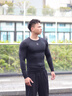準者緊身衣男專(zhuān)業(yè)籃球訓練服打底衫透氣休閑男夏季高彈健身服 曬單實(shí)拍圖