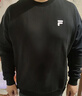 FILA FUSION斐樂(lè )潮牌情侶款套頭衛衣秋簡(jiǎn)約寬松針織上衣可選加絨 【加絨】正黑色-BK S 曬單實(shí)拍圖