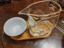 豐陶張生 日式玻璃六角公道杯加厚耐熱無把高檔簡約透明公杯功夫茶分茶器 冰川公道杯200ML 曬單實拍圖