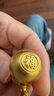 六福珠寶 足金葫蘆福滿(mǎn)傳家福祿生財黃金吊墜項鏈 計價(jià) 約13.83克 曬單實(shí)拍圖