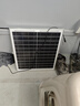太陽(yáng)能風(fēng)扇家用12V排氣扇110PVC管道風(fēng)機4寸廁所通風(fēng)抽風(fēng)機 110屋頂換氣扇-雙塊太陽(yáng)能板 曬單實(shí)拍圖